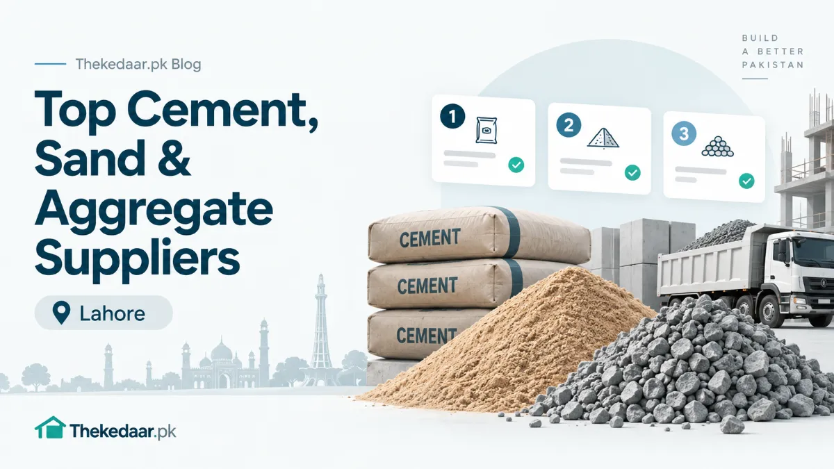 Top Cement, Sand & Aggregate Suppliers in Lahore
