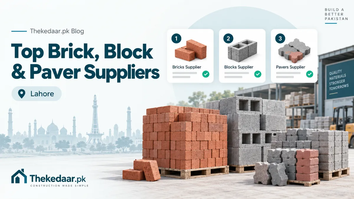 Top Brick, Block & Paver Suppliers in Lahore